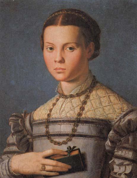 Agnolo Bronzino Portrait of a Little Gril with a Book